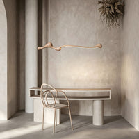 WOMO Wood Long Linear Pendant Light-WM3266