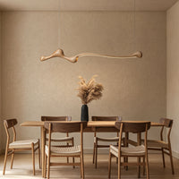 WOMO Wood Long Linear Pendant Light-WM3266