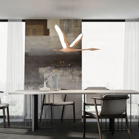 WOMO Bird‑Shaped Wood Pendant Light-WM3267