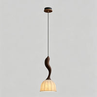 WOMO Wood Dome Shade Pendant Light-WM3268