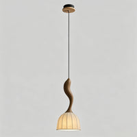 WOMO Wood Dome Shade Pendant Light-WM3268