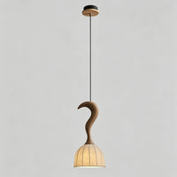 WOMO Wood Dome Shade Pendant Light-WM3268
