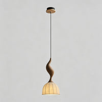 WOMO Wood Dome Shade Pendant Light-WM3268