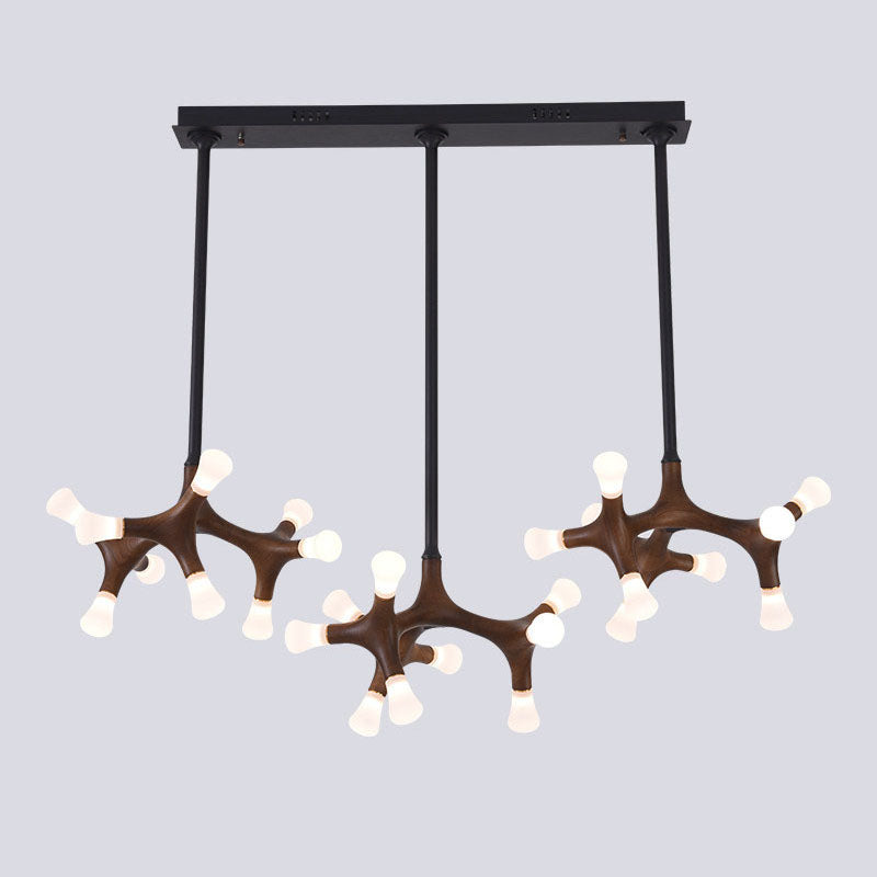 WOMO Tree Branch Wood Chandelier-WM3270