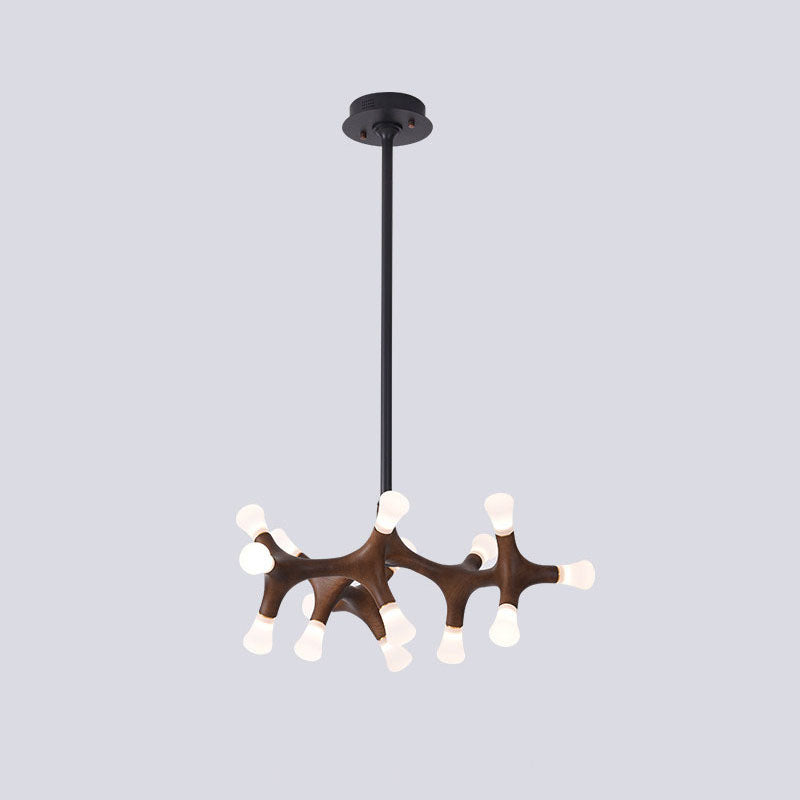 WOMO Tree Branch Wood Chandelier-WM3270