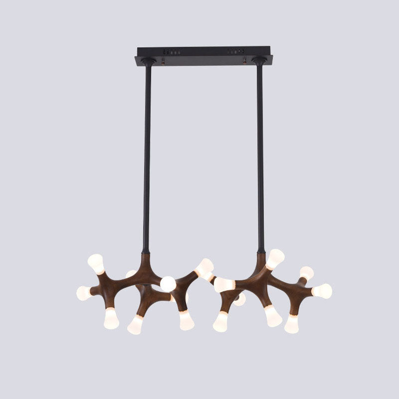 WOMO Tree Branch Wood Chandelier-WM3270