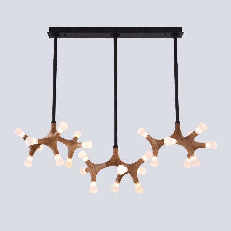 WOMO Tree Branch Wood Chandelier-WM3270