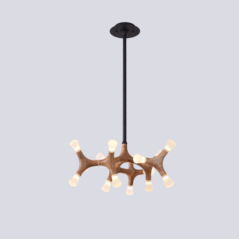 WOMO Tree Branch Wood Chandelier-WM3270