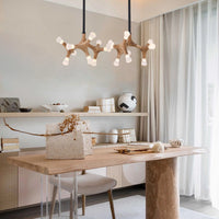 WOMO Tree Branch Wood Chandelier-WM3270