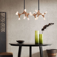 WOMO Tree Branch Wood Chandelier-WM3270
