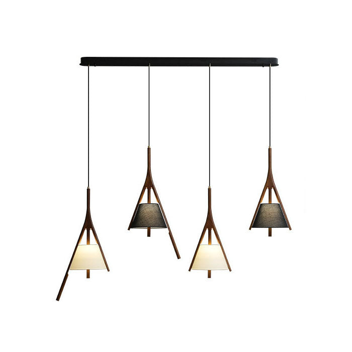 WOMO Branch‑Shaped Wood Linear Pendant Light-WM3275