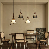 WOMO Branch‑Shaped Wood Linear Pendant Light-WM3275