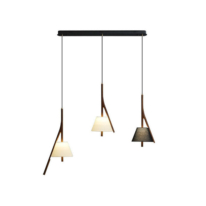 WOMO Branch‑Shaped Wood Linear Pendant Light-WM3275