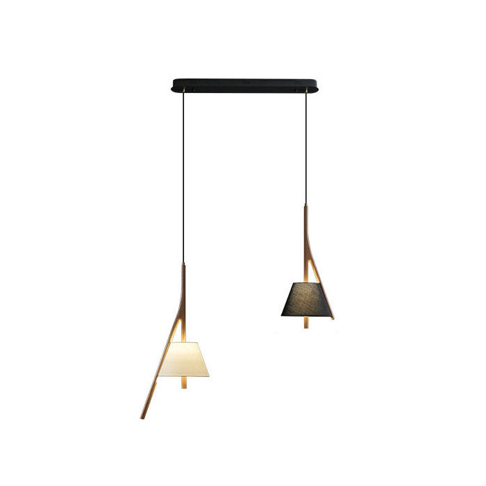 WOMO Branch‑Shaped Wood Linear Pendant Light-WM3275