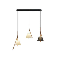 WOMO Branch‑Shaped Wood Linear Pendant Light-WM3275