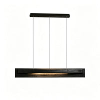 WOMO Dimmable Long Wood Linear Pendant Light-WM3277