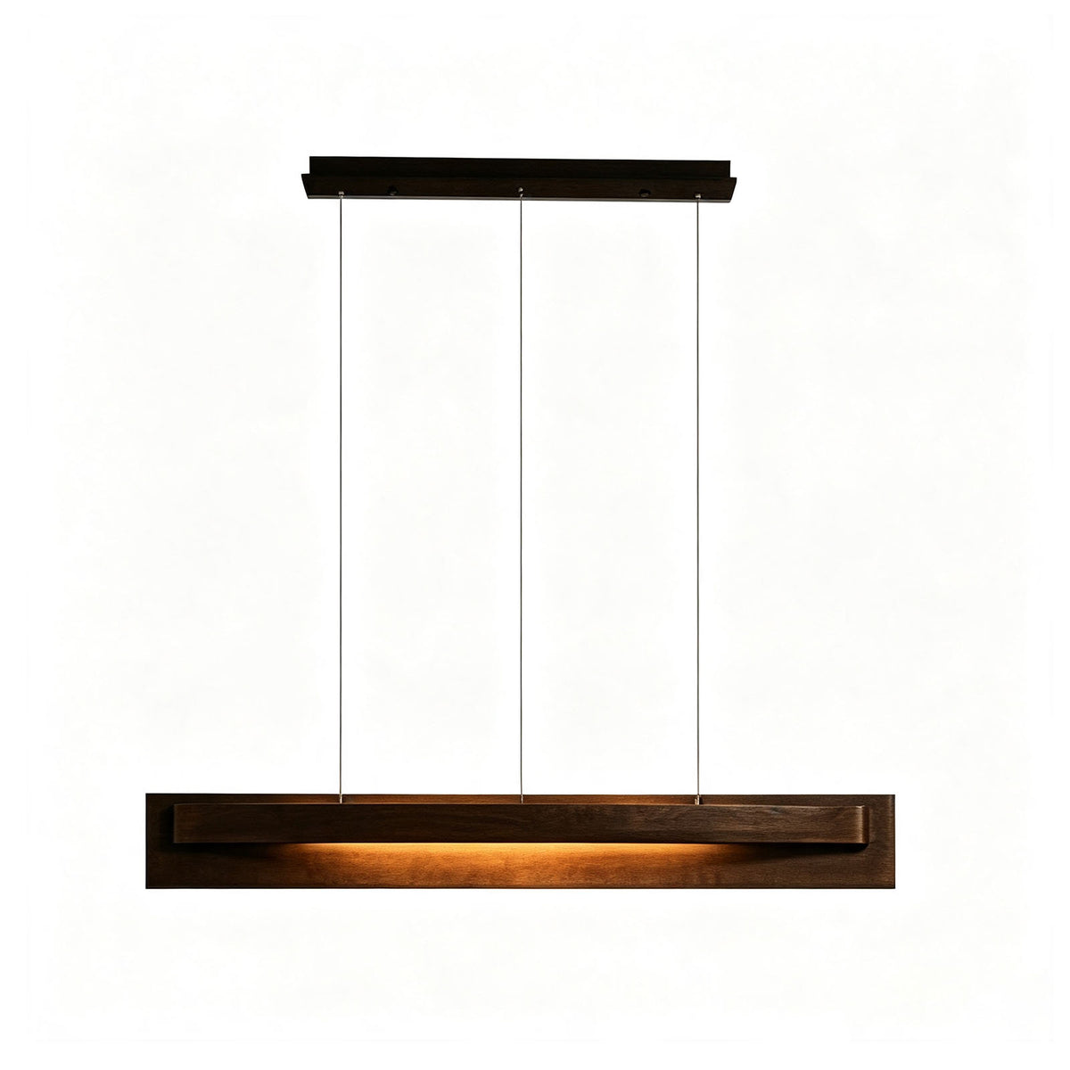 WOMO Dimmable Long Wood Linear Pendant Light-WM3277