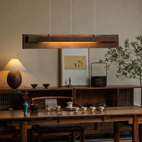 WOMO Dimmable Long Wood Linear Pendant Light-WM3277