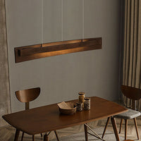 WOMO Dimmable Long Wood Linear Pendant Light-WM3277