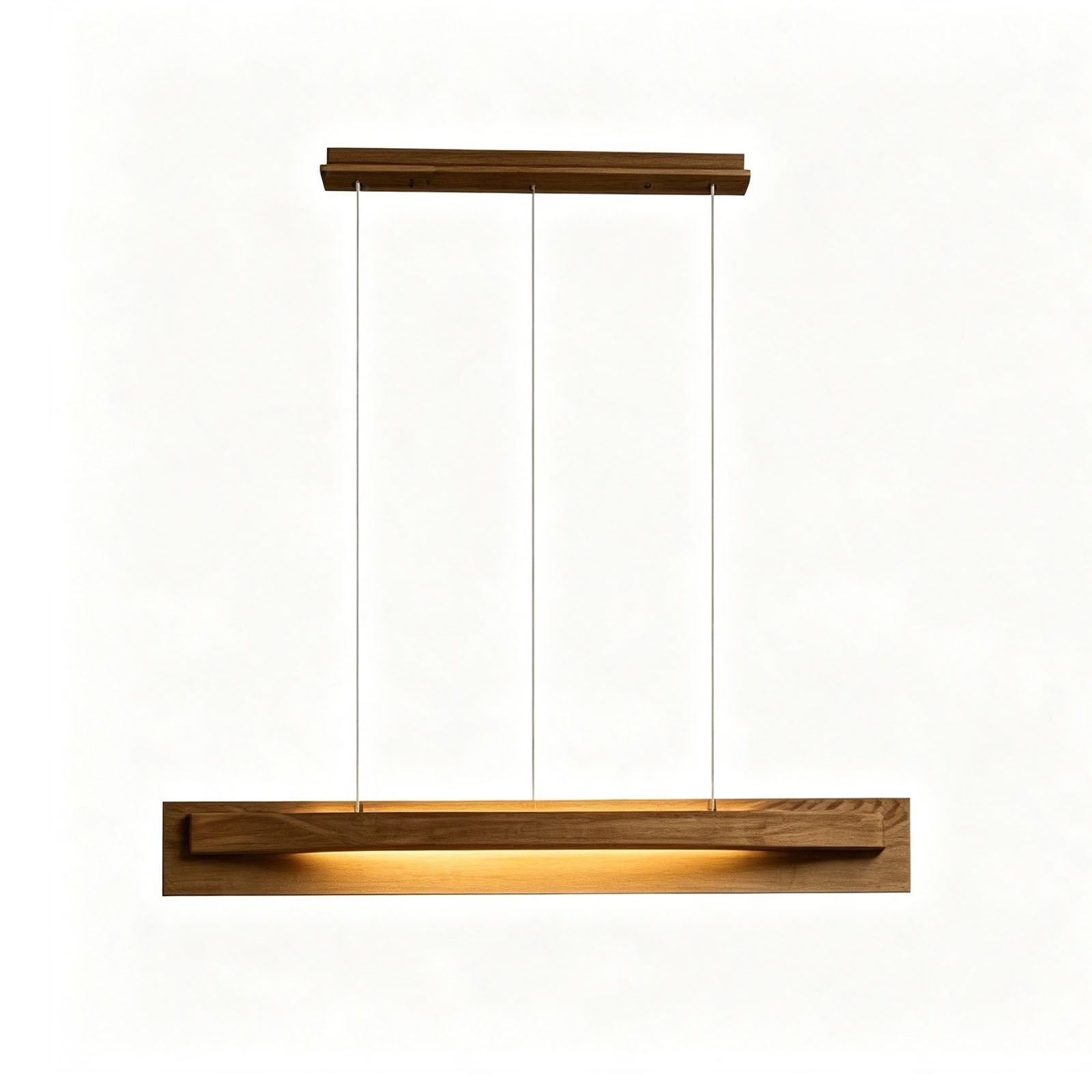 WOMO Dimmable Long Wood Linear Pendant Light-WM3277