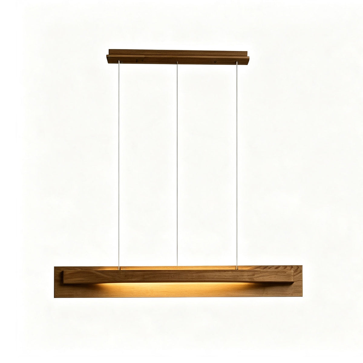 WOMO Dimmable Long Wood Linear Pendant Light-WM3277