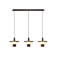 WOMO Disc Wood Pendant Light-WM3278