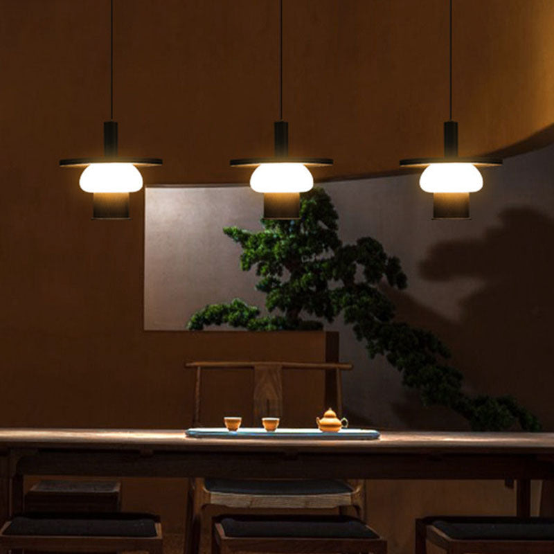 WOMO Disc Wood Pendant Light-WM3278