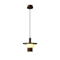 WOMO Disc Wood Pendant Light-WM3278