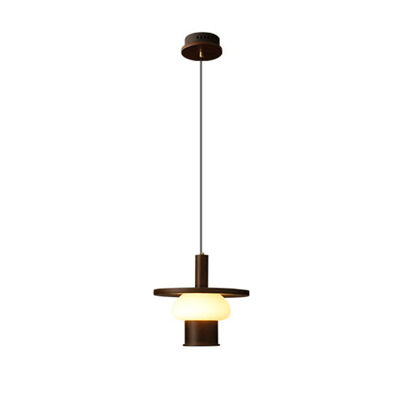 WOMO Disc Wood Pendant Light-WM3278