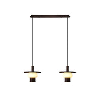 WOMO Disc Wood Pendant Light-WM3278