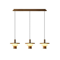 WOMO Disc Wood Pendant Light-WM3278