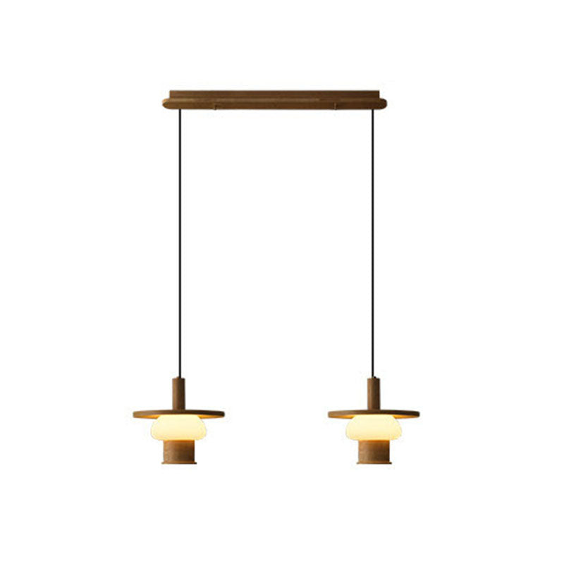 WOMO Disc Wood Pendant Light-WM3278