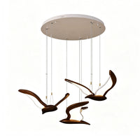 WOMO Flying Bird Wooden Chandelier-WM3280