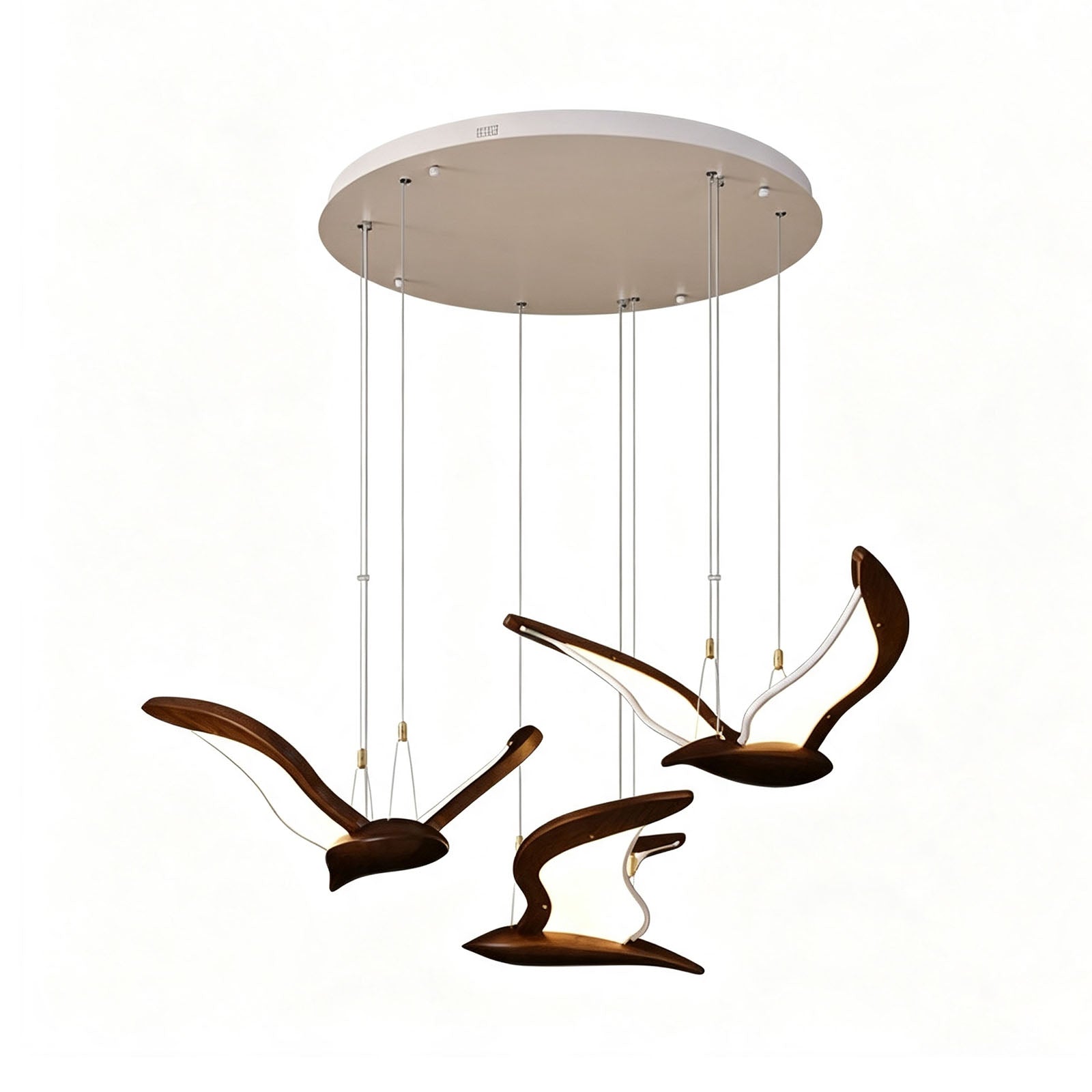WOMO Flying Bird Wooden Chandelier-WM3280