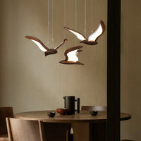 WOMO Flying Bird Wooden Chandelier-WM3280