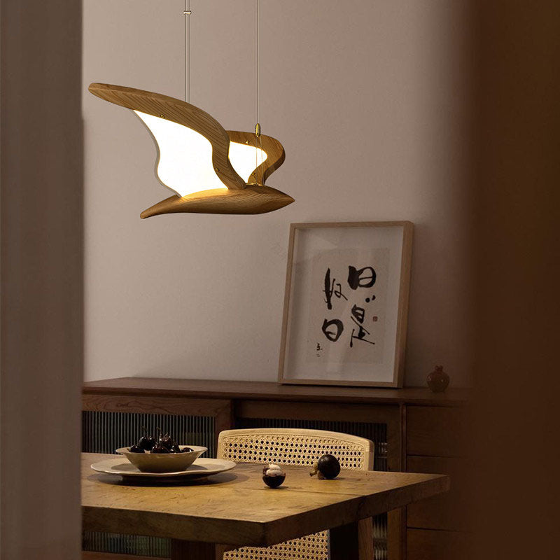 WOMO Flying Bird Wooden Chandelier-WM3280