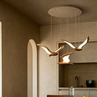 WOMO Flying Bird Wooden Chandelier-WM3280
