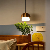 WOMO Wooden Mushroom Pendant Light-WM3281