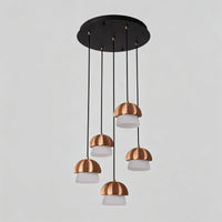 WOMO Wooden Mushroom Pendant Light-WM3281