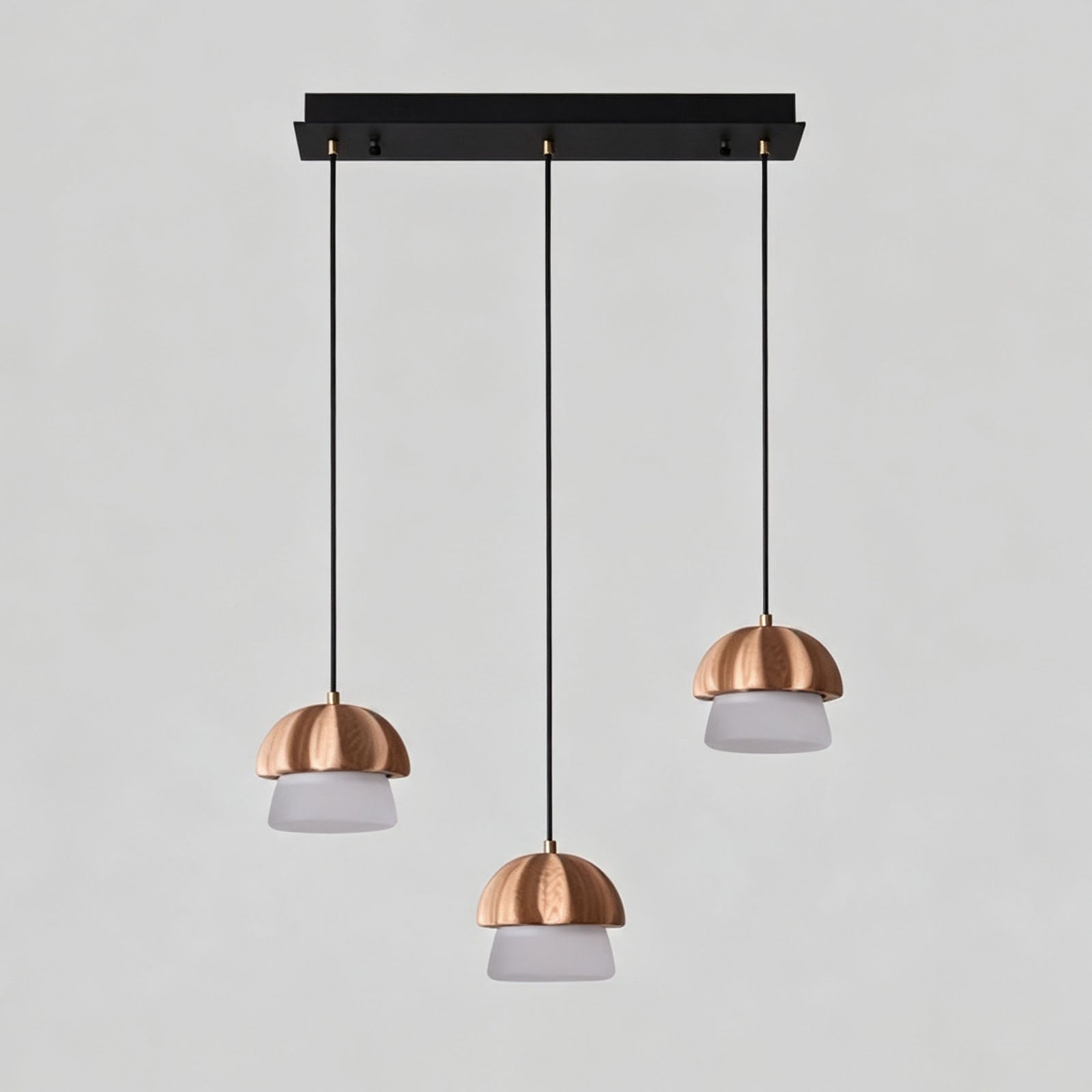 WOMO Wooden Mushroom Pendant Light-WM3281