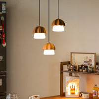WOMO Wooden Mushroom Pendant Light-WM3281