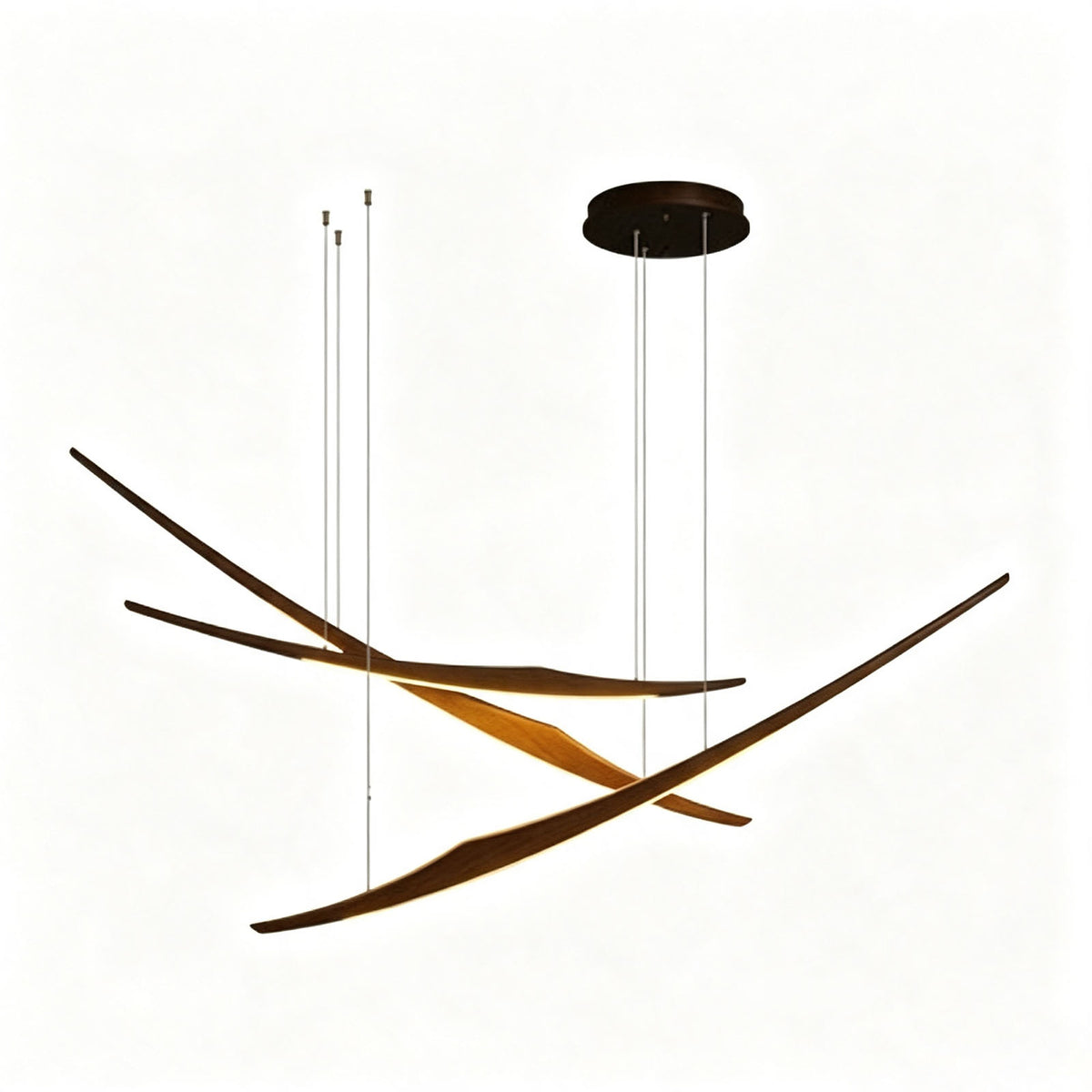 WOMO Long Branch Wood Chandelier-WM3282