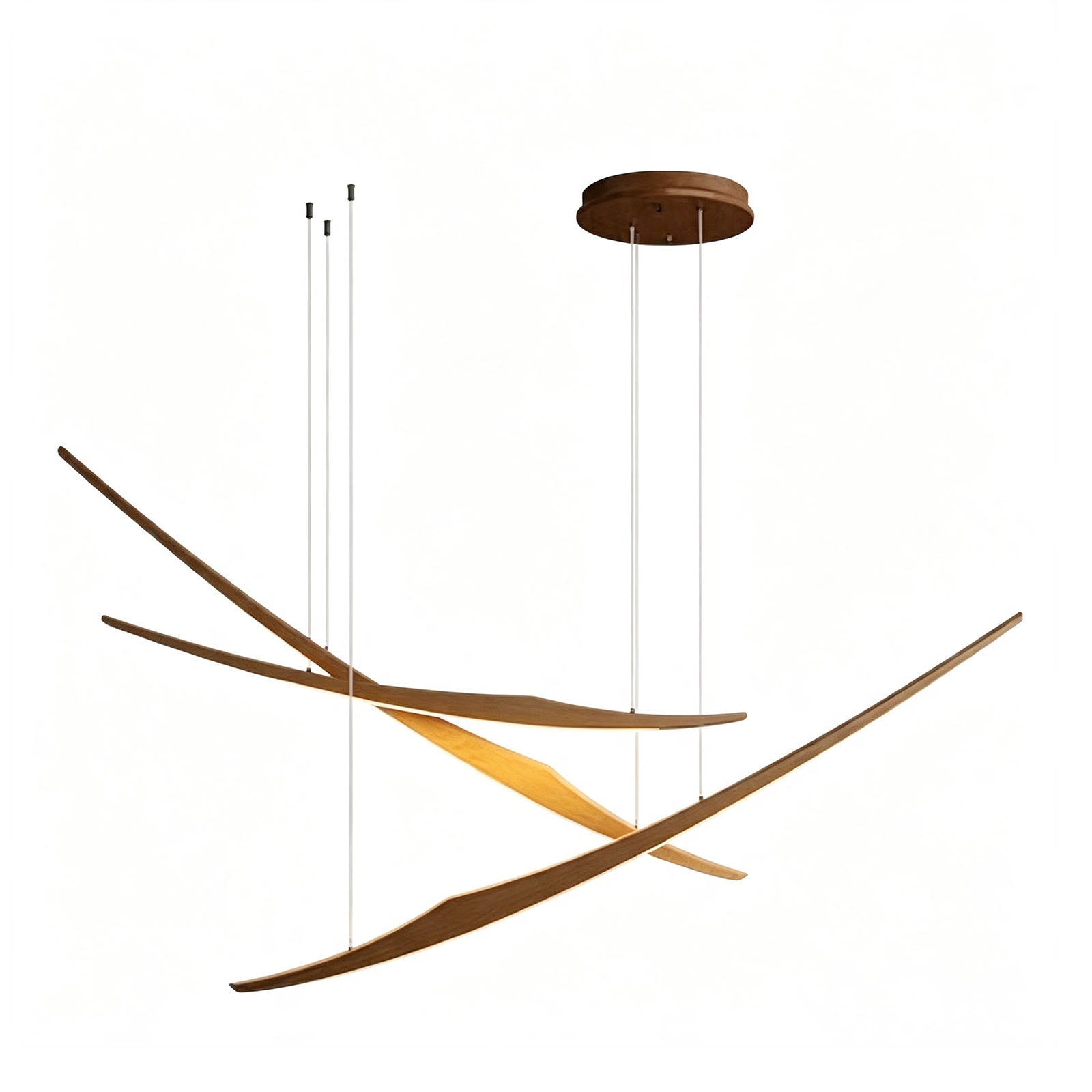 WOMO Long Branch Wood Chandelier-WM3282