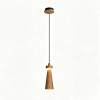WOMO Multi‑Head Cone Wooden Chandelier-WM3283