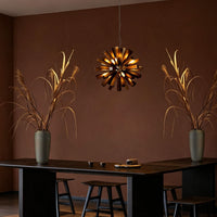 WOMO Bloom Starburst Wooden Chandelier-WM3284