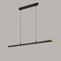 WOMO Black Platinum Linear Pendant Light - WM3287