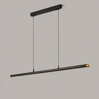 WOMO Black Platinum Linear Pendant Light - WM3287