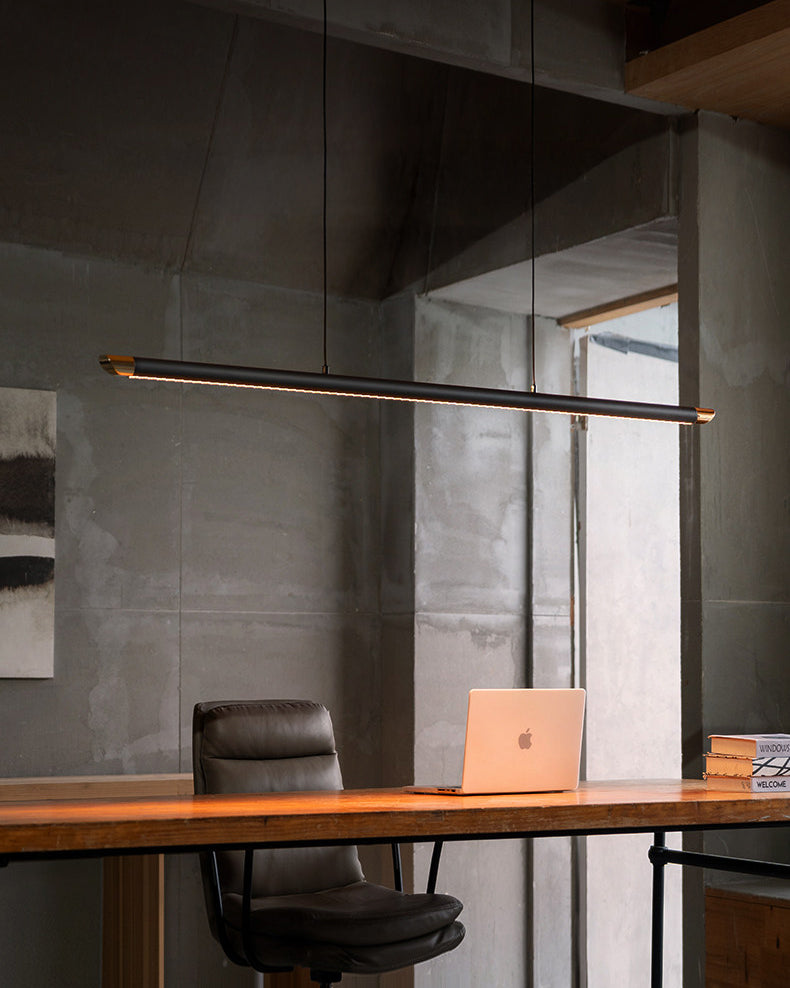 WOMO Black Platinum Linear Pendant Light - WM3287