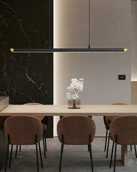 WOMO Black Platinum Linear Pendant Light - WM3287