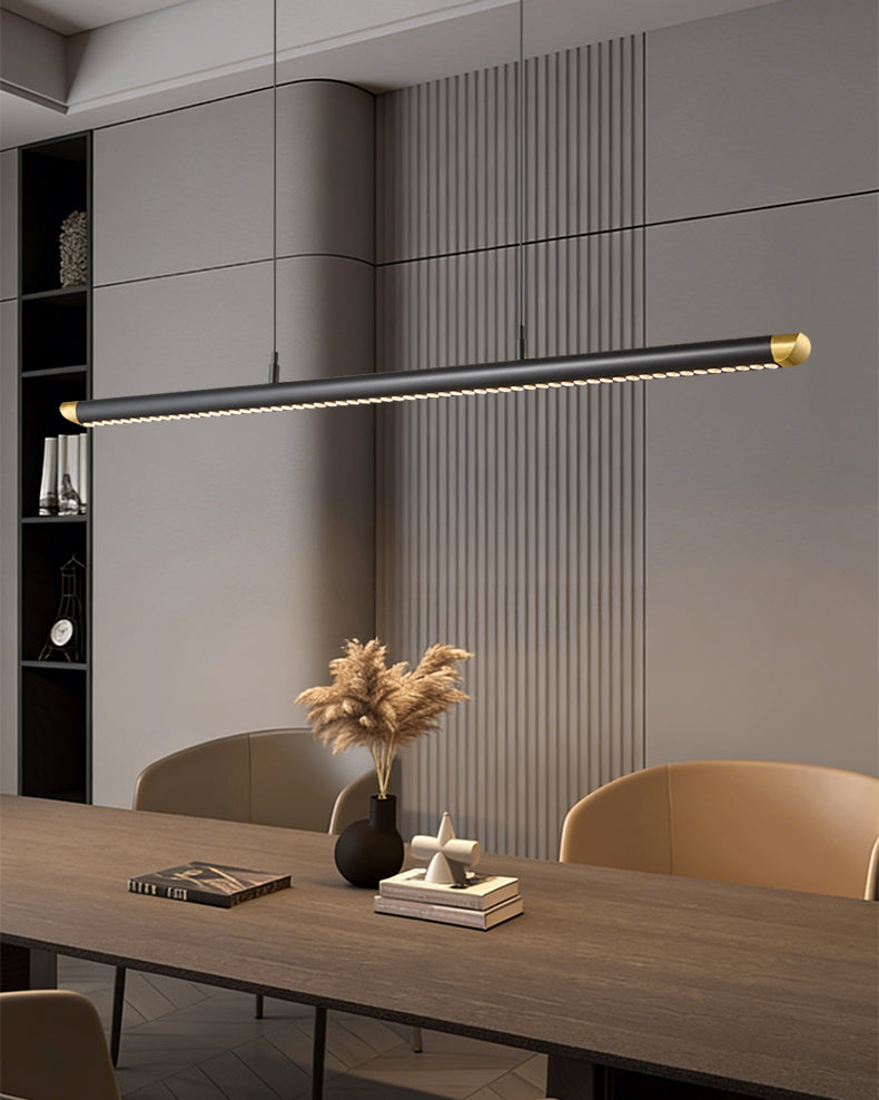 WOMO Black Platinum Linear Pendant Light - WM3287